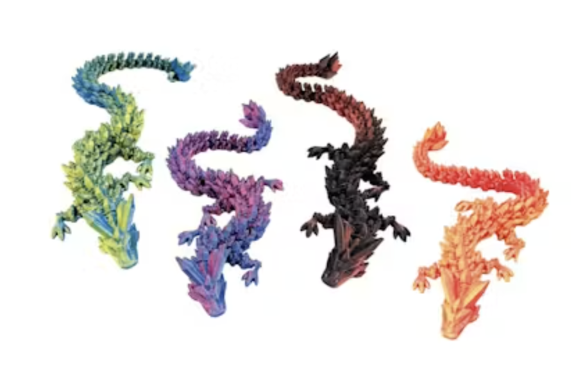 3D Printed Dragon Fidget