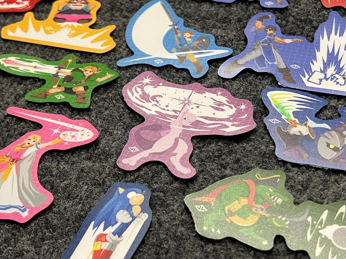 Super Smash Bros Video Game Stickers