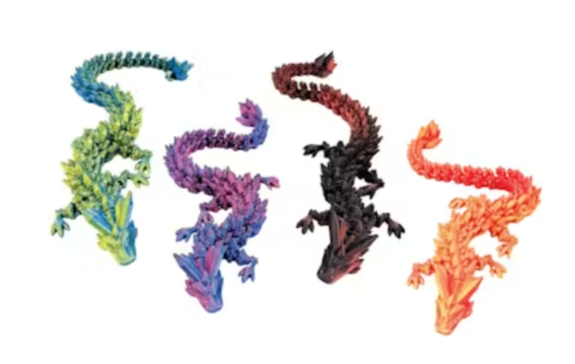 3D Printed Dragon Fidget