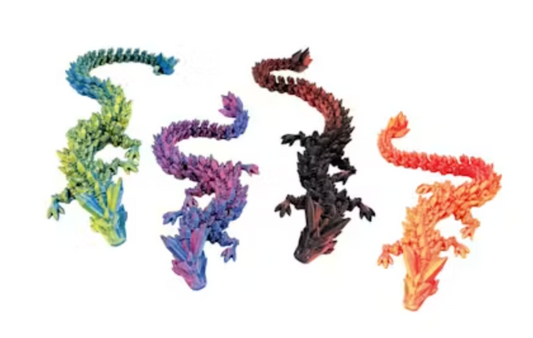 3D Printed Dragon Fidget