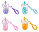 Boba Tea Shimmer Shake Keychain