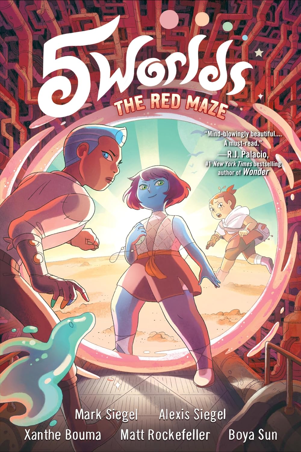 Series: 5 Worlds Book 3: The Red Maze (Siegal, Mark)