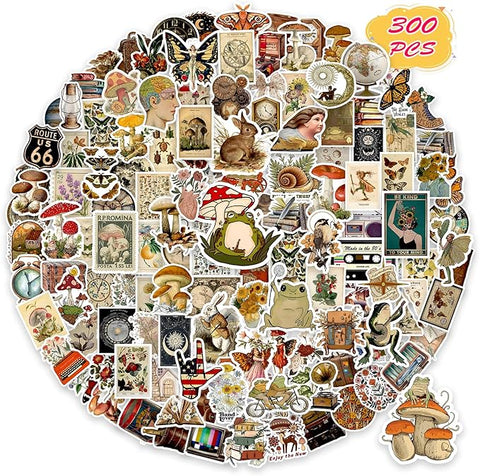 Vintage Stickers, 10 pack