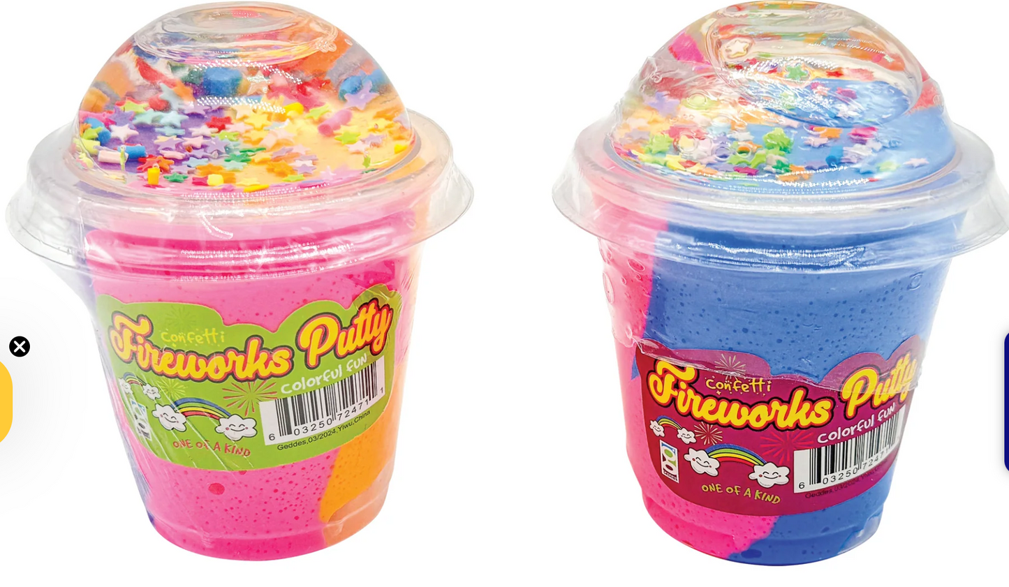 Confetti Fireworks Putty