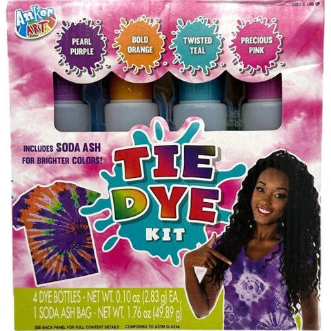 4 Color Tie Dye Kit
