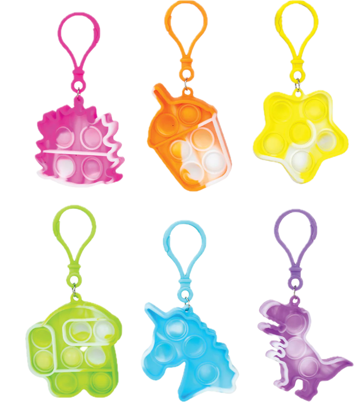 Fidget Popper Keychain